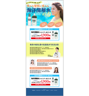 ランディングページ デザイン案カンプ